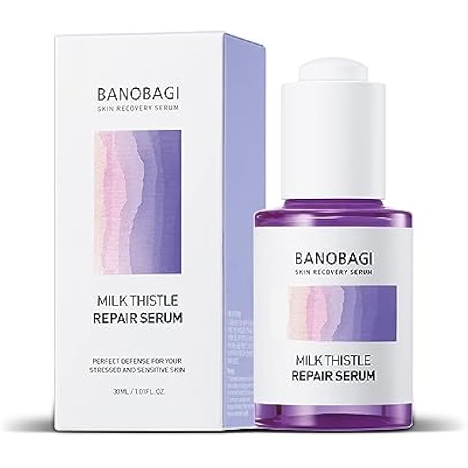 Banobagi MILK THISTLE REPAIR SERUM | NIACINAMIDE & HYALURONIC ACID FACE SERUM FOR SENSITIVE SKIN | KOREAN SKINCARE FOR WRINKLES, FINE LINES & UNEVEN TONE | HYDRATING, BRIGHTENING & ANTI-AGING | 30ML - Image 1